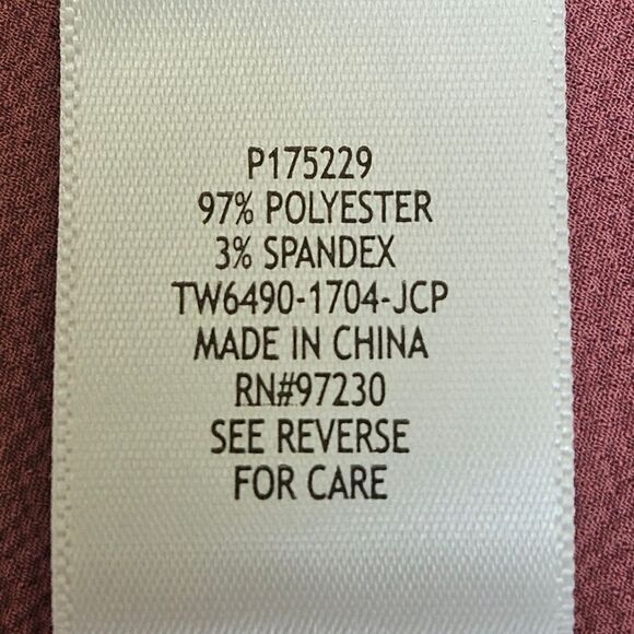 NWT CRAVEβFAME Women's Rosewood Mauve Ruffle Cold Shoulder Top Size Medium - Picture 11 of 16